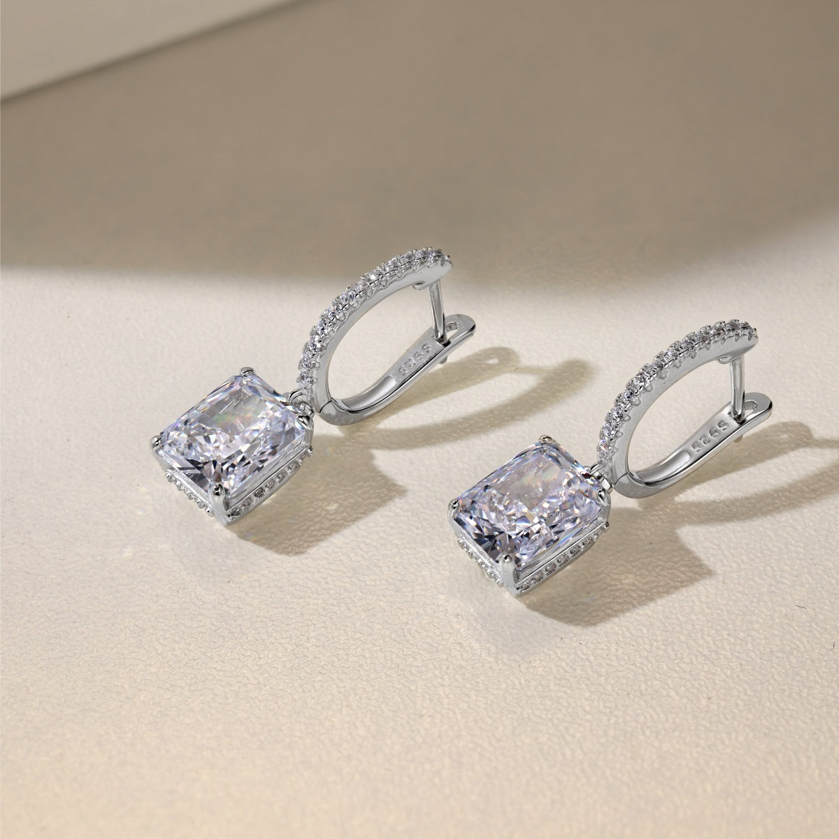 Princess Cut Earrings