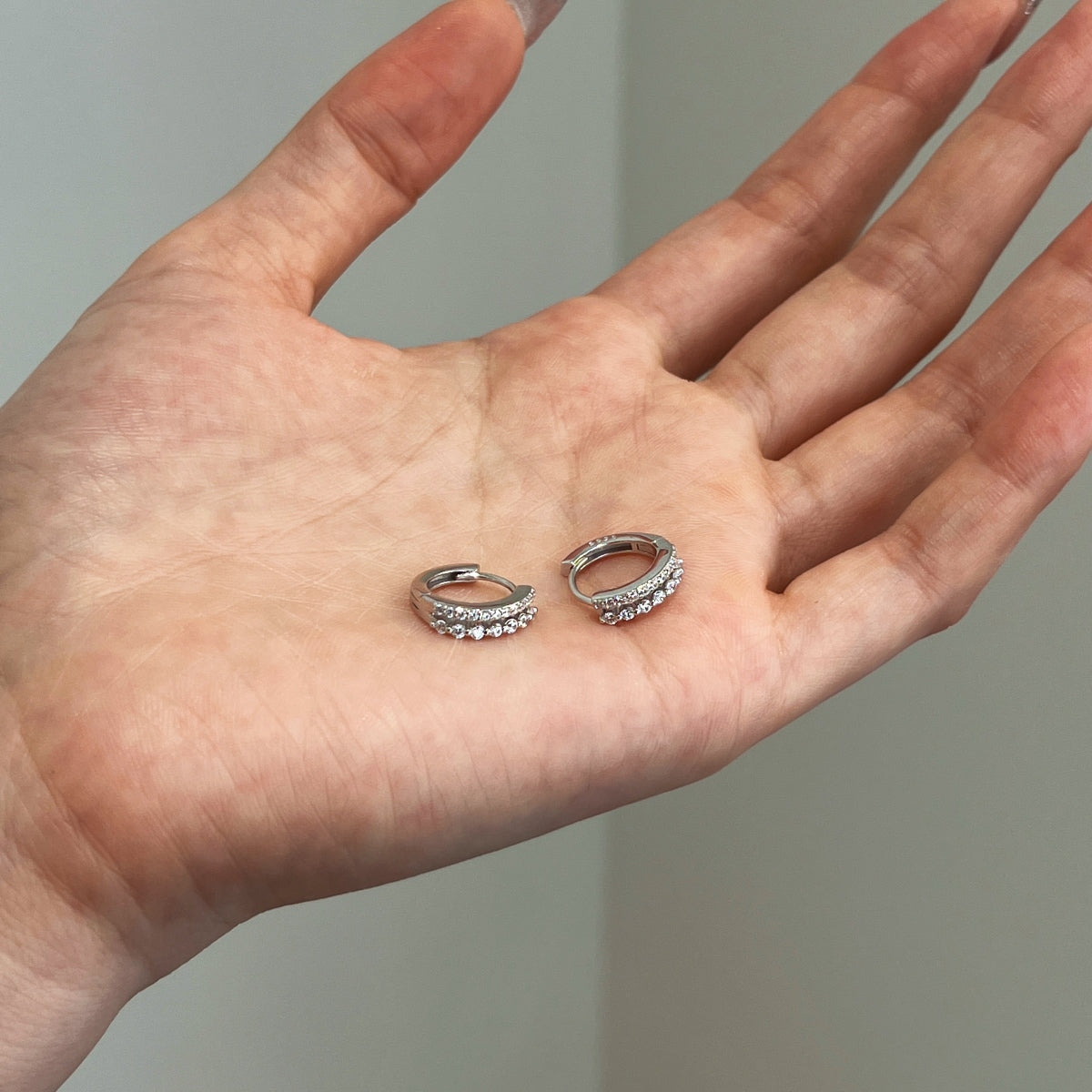 Double Lined Hoop Earrings