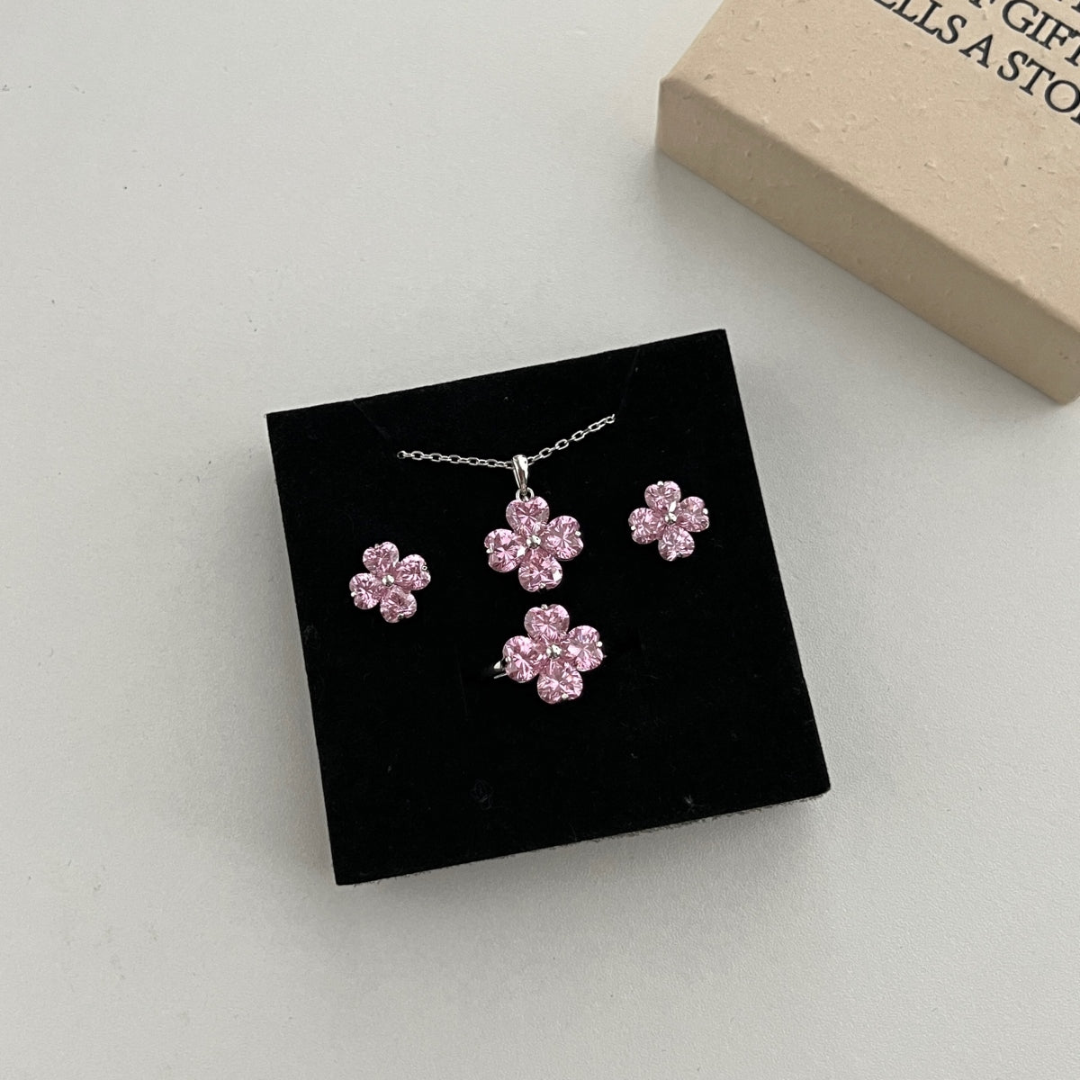 Pink Flower Set - No Ring