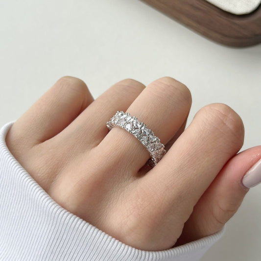 Double Stack Mini Hearts Ring - Luméra Designs