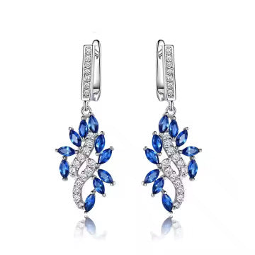 Blue Droplits Earrings
