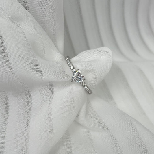 Heart Shaped Ring 18K gold plated luxury jewelry Kuwait Lumera Designs