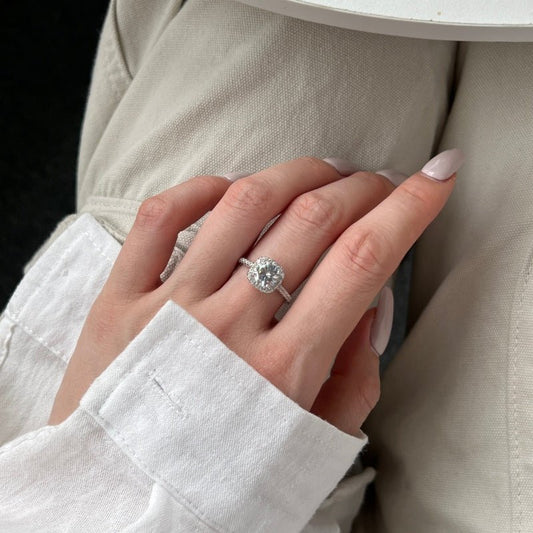 luxury square cut ring handcrafted geometric design