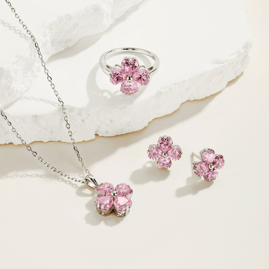Pink Flower Set - No Ring
