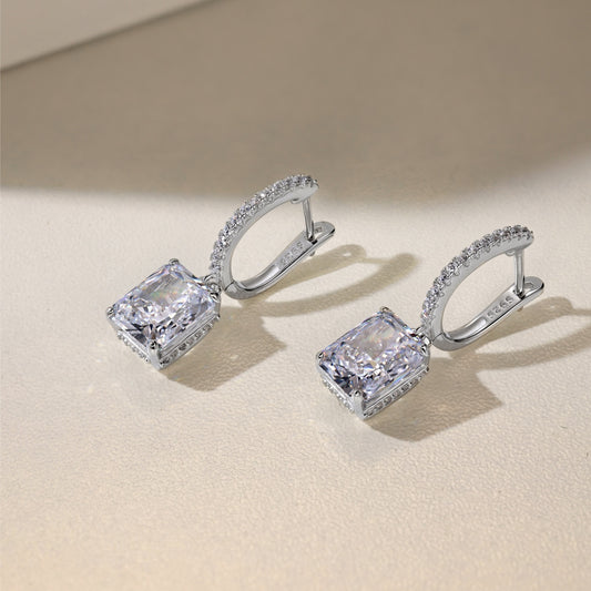 Princess Cut Earrings