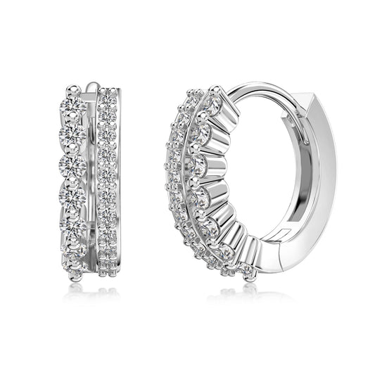 Double Lined Hoop Earrings