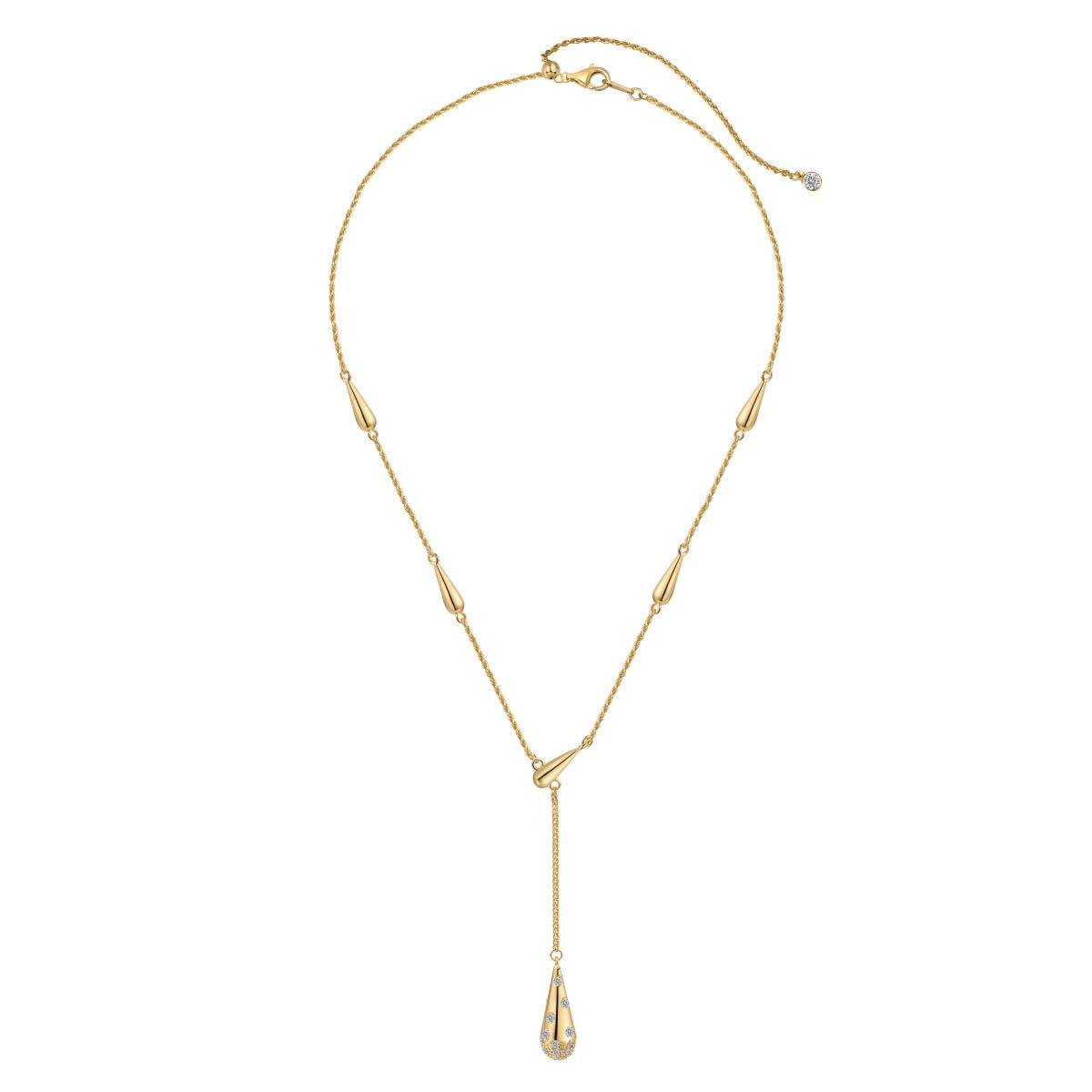 Golden Drop Necklace - Luméra Designs