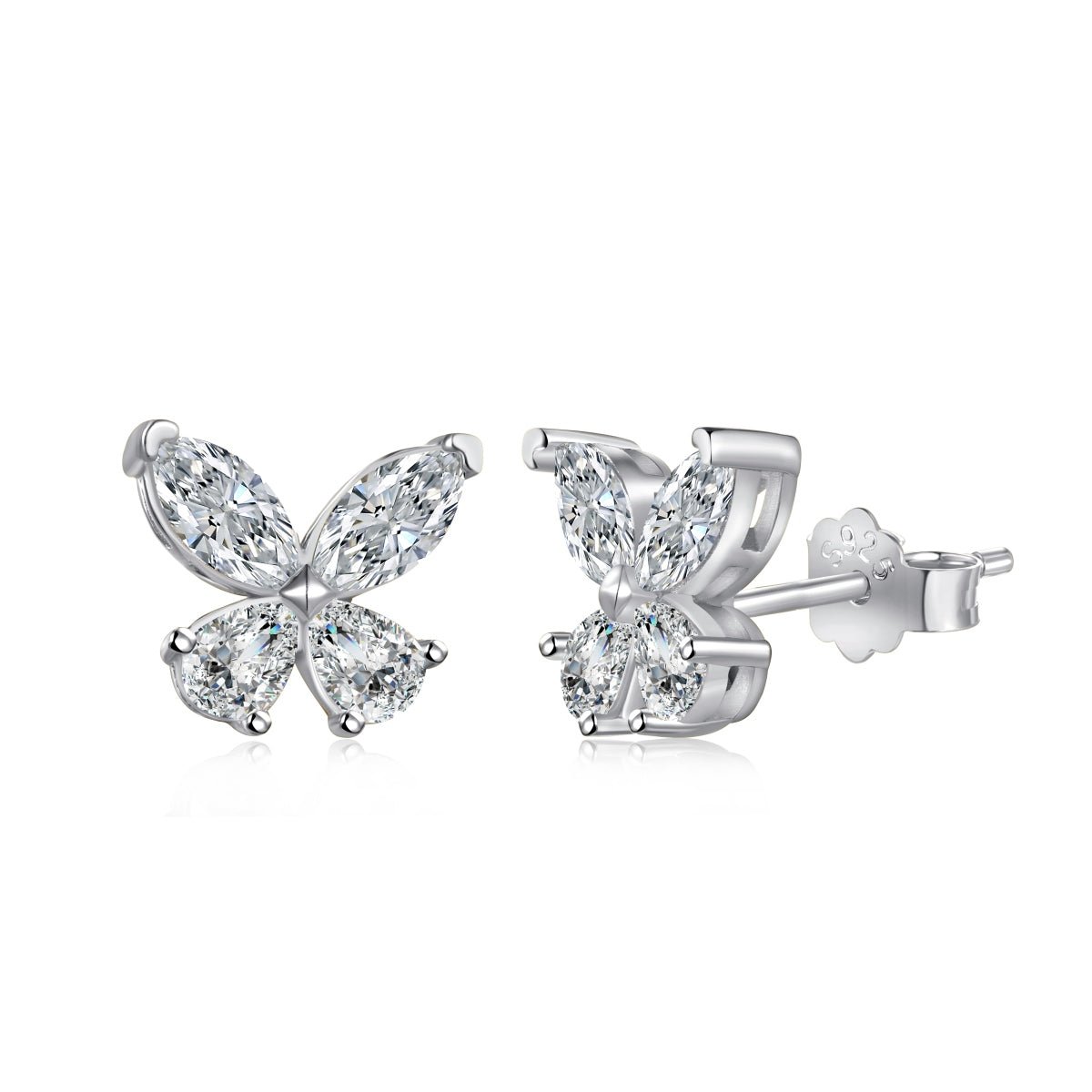 handcrafted butterfly stud earrings luxury jewelry Kuwait