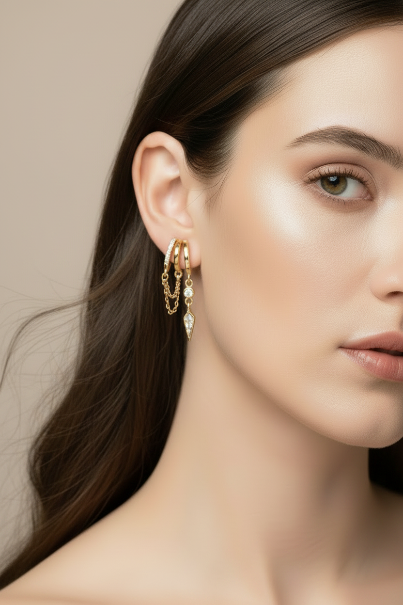 Chunky Claw Earring