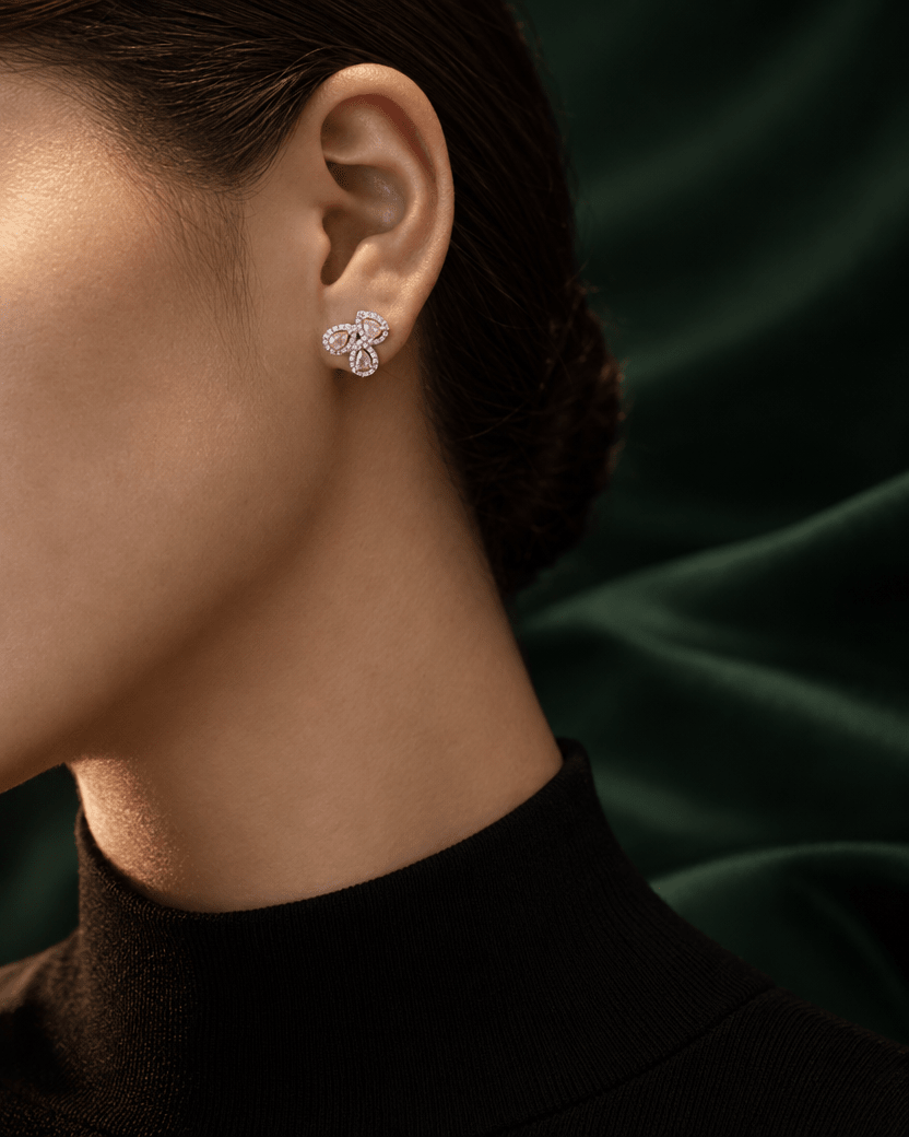 Trinity Drop Studs - Luméra Designs