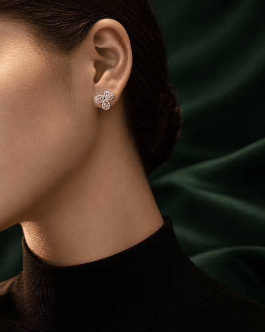 Trinity Drop Studs - Luméra Designs