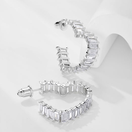 Crystal Heart Earrings